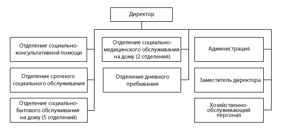 Структура ГБУ «Комплексный центр социального обслуживания населения городского округа Навашинский»